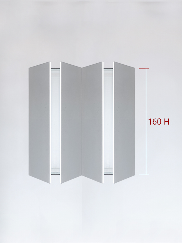 Quadruple panels 160H